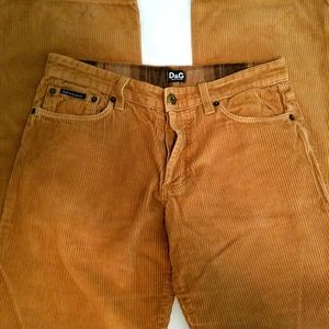 D & G  wide corduroy pants